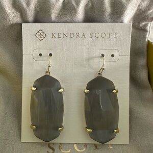 Kendra Scott Gold‎ and Gray Statement Earrings